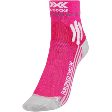 X SOCKS RUN SPEED TWO Women's Socks Pink/White 0